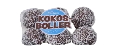Kokosboller 6pk 96g Berthas