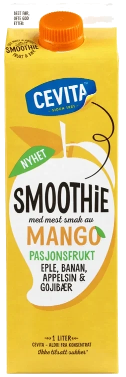 Smoothie Mango/Pasjonsfrukt 1l Cevita
