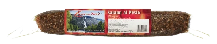 Salami Al Pesto 430g Lundal