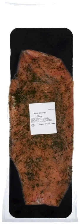 Gravet laks helside skivet frys 5x1kg  kg