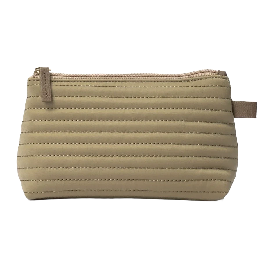 Ceannis Cosmetic S Taupe Soft Quilted Stripes
