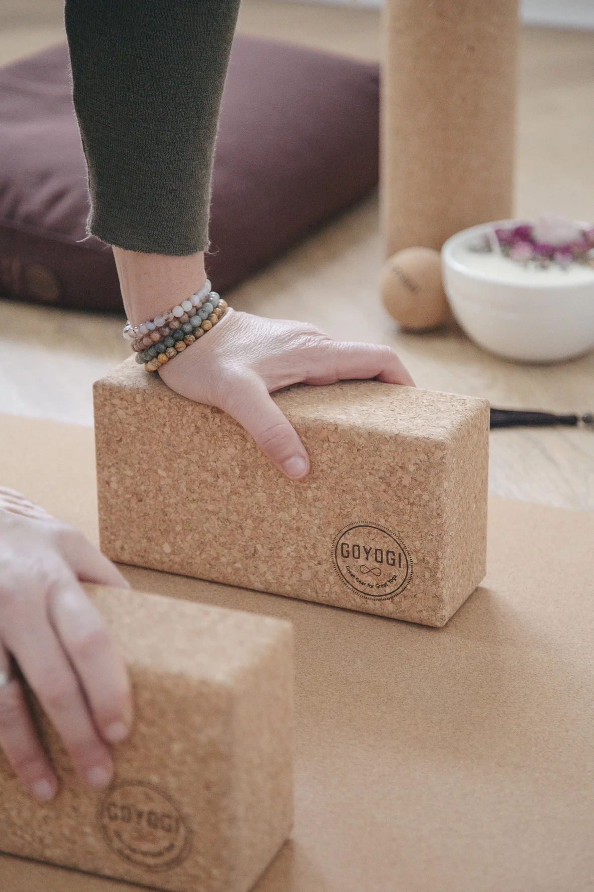 GOYOGI Sustain yogablokk Cork