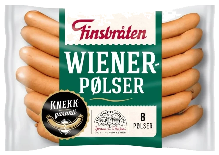 Wienerpølser 560g Finsbråten
