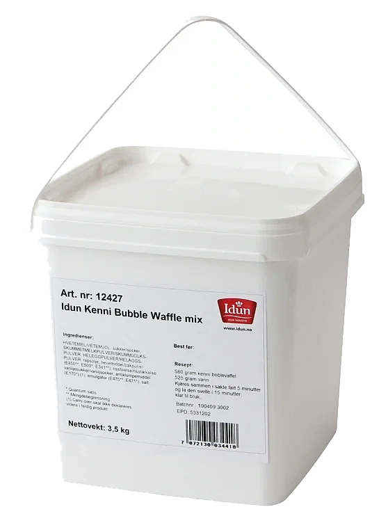 Kenni bubble waffle mix boks 3,5kg