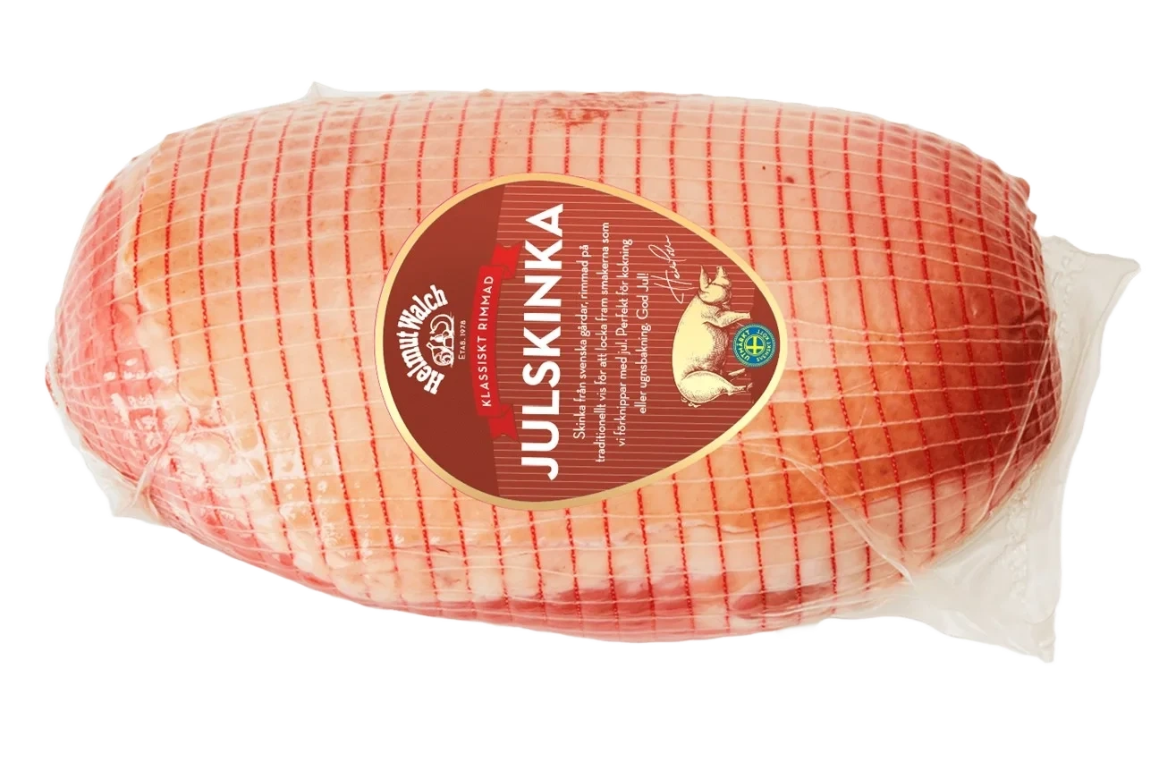 Julskinka rimmad