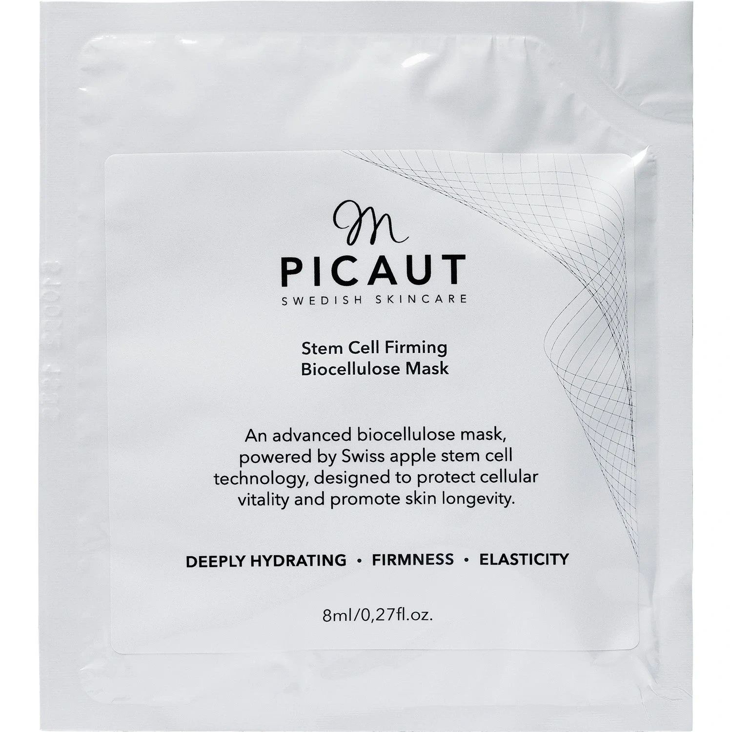 M Picaut Swedish Skincare Stem Cell Firming Biocellulose Mask