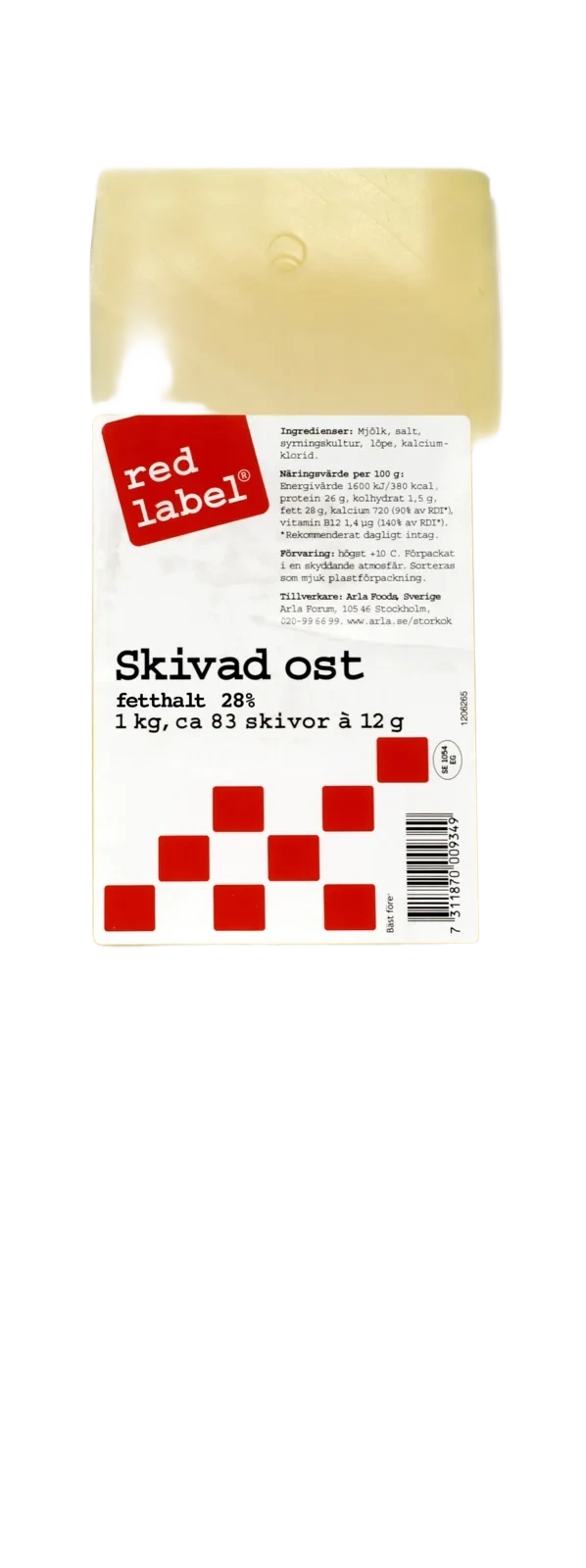 Gouda skivad ost 28%