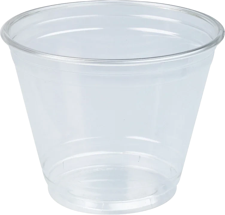Plastbeger 0,25l klar ø92,7mm  1000stk