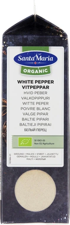 Vitpeppar Malen Organic