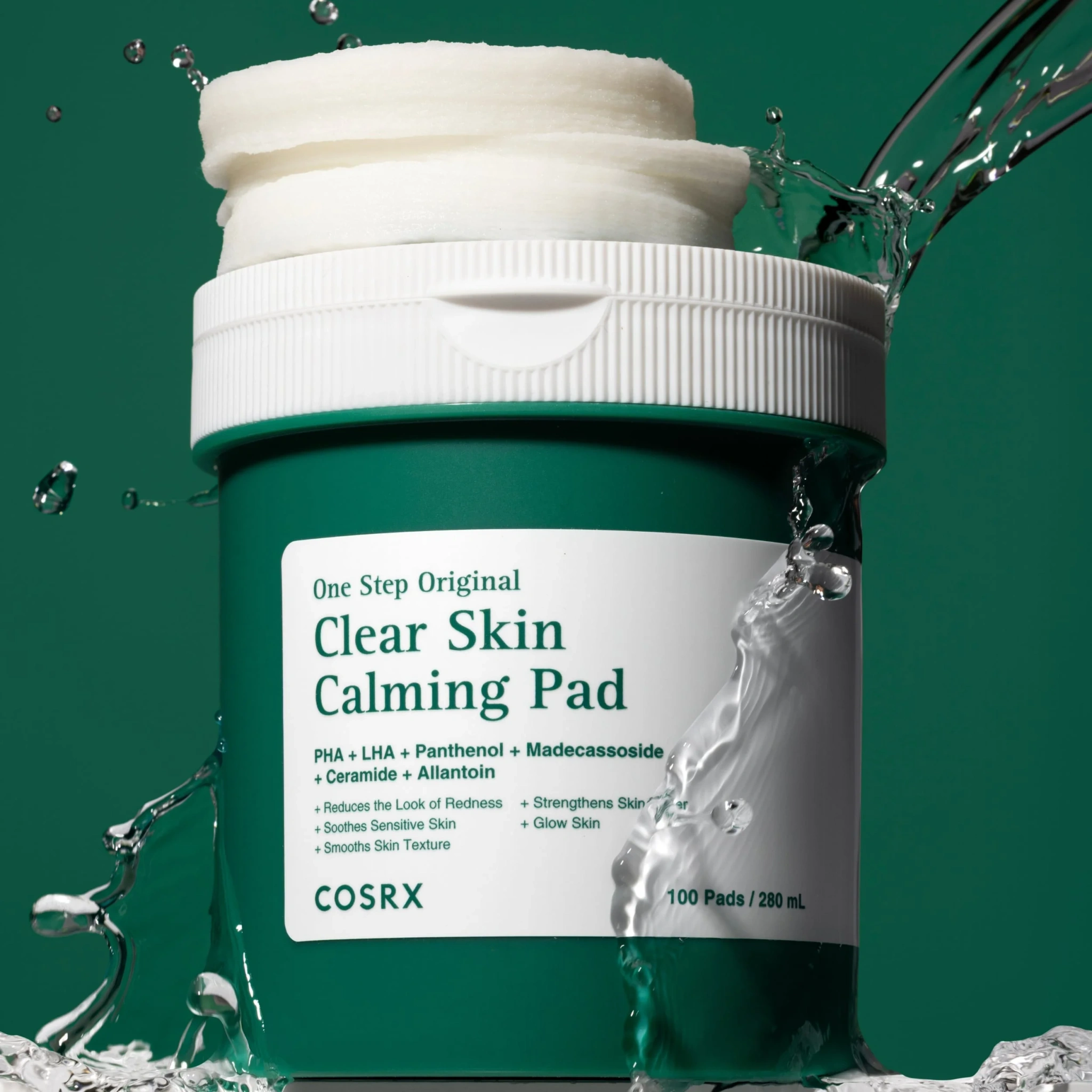 COSRX One Step Original Clear Skin Calming Pad, 100 stk.