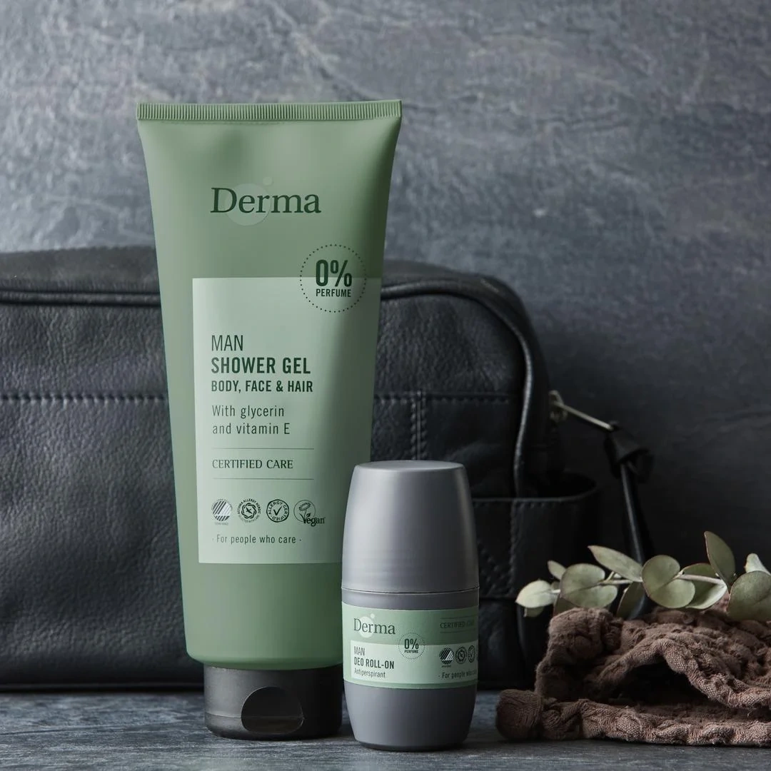 Derma Man Shower Gel 3i1 - Body, face & hair, 350 ml