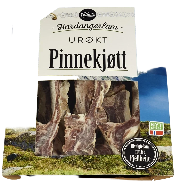 Pinnekjøtt Urøkt Hardangerlam Ca1,3kg Folkets