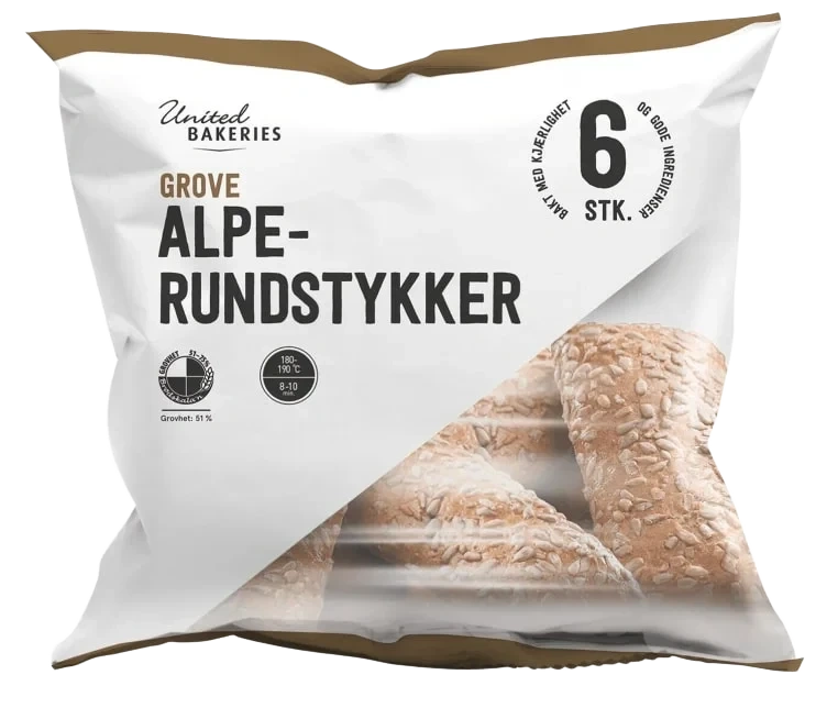 Grove Alperundstykker 6pk - Fk