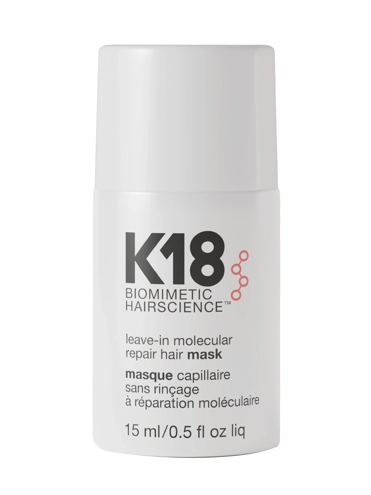 K18 Molecular Repair Hair Mask, 15 ml