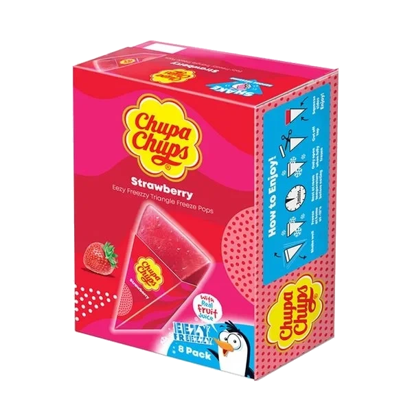 Triangle Freeze Pops - Strawberry