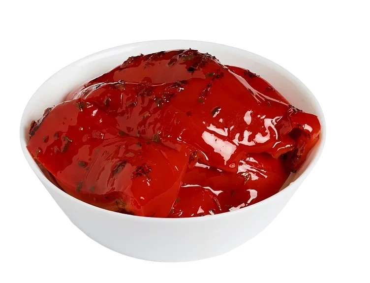 Grillet paprika i olje 1500g