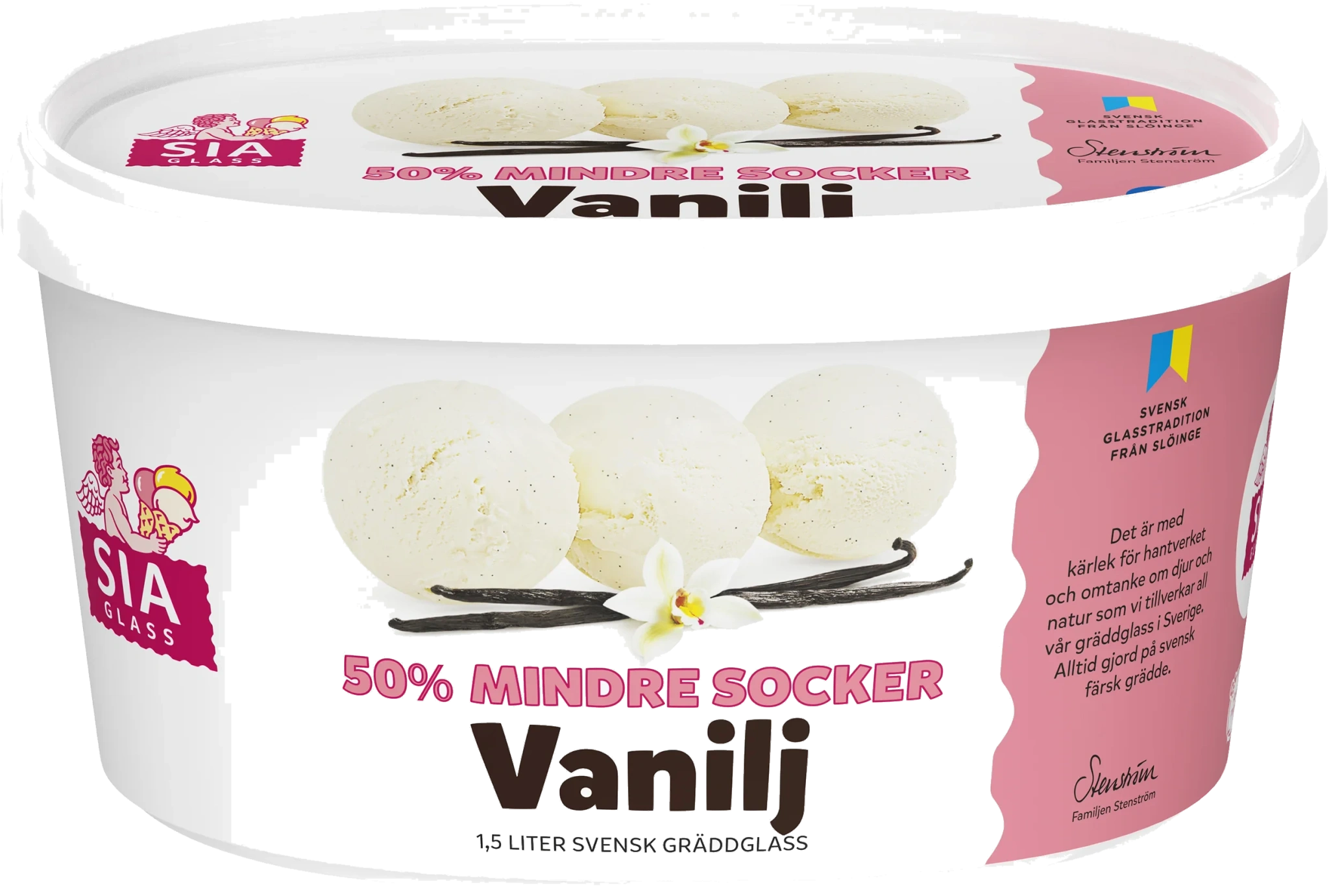 Vanilj mindre socker