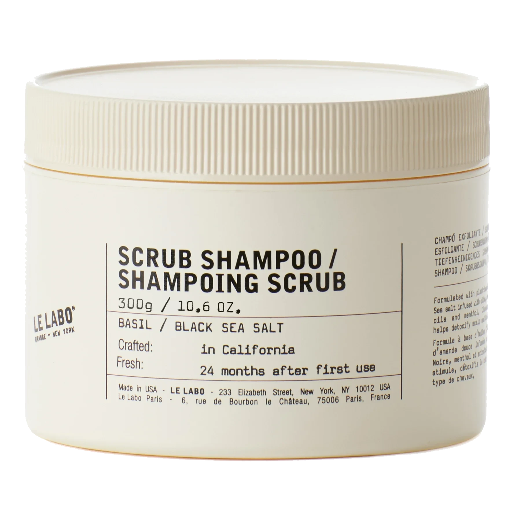 Le Labo Basil Hair Shampoo Scrub Shampoo Basil