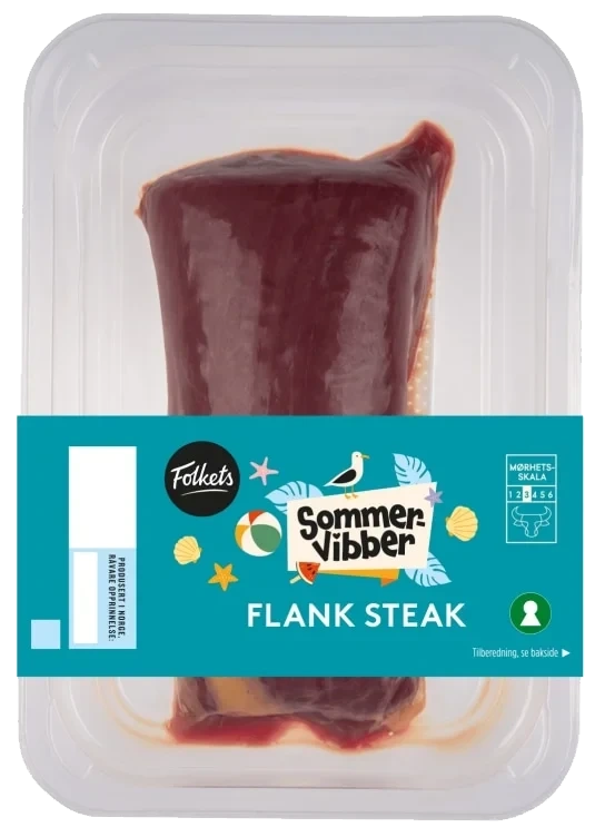 Storfe Flank Steak 380g Folkets Vib