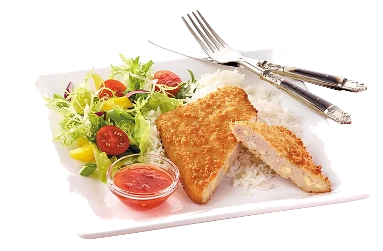 Panert Kalkunsteaklet m/Ost 36X140g