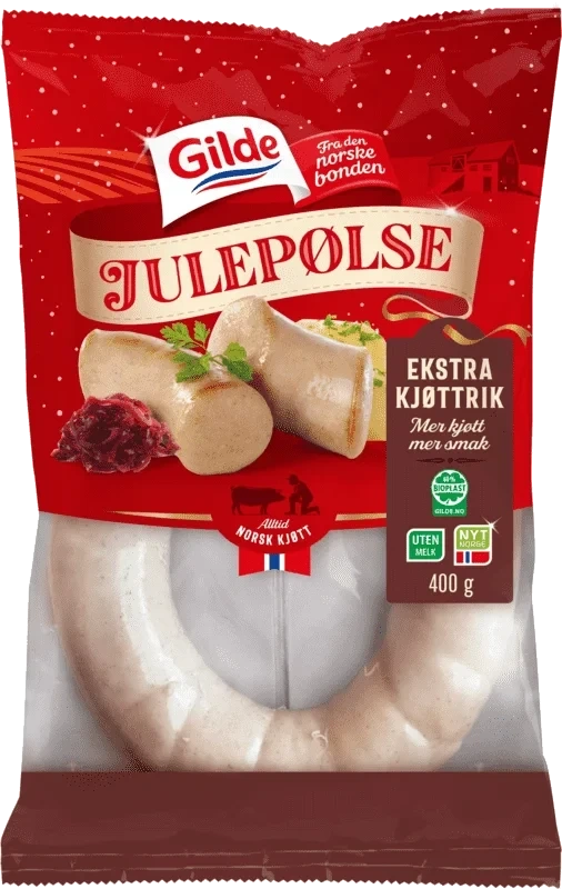 Julepølse kjøttrik 400g