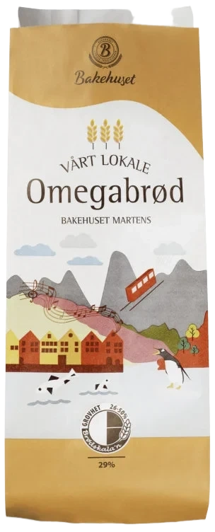 Martens Omega Brød 620g Bakehuset