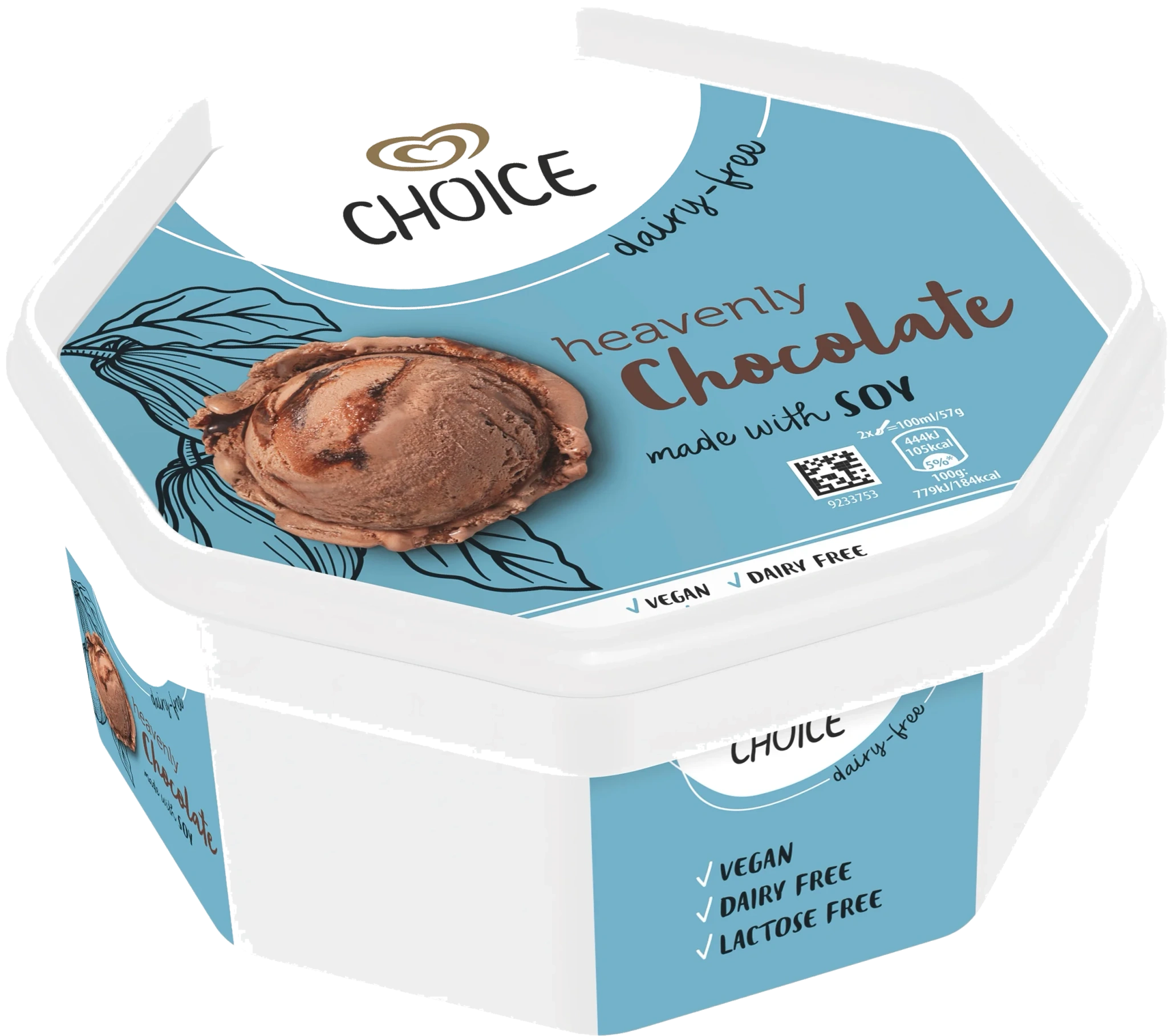Choklad sojaglass