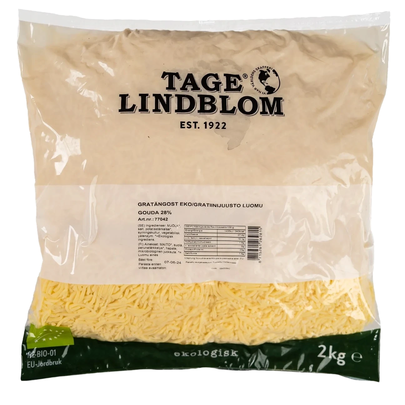 Tage Lindblom Riven Gratängost Gouda Eko 28%