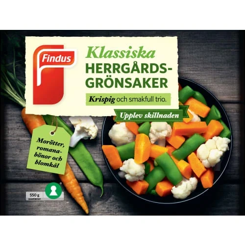 Herrgårds- Grönsaker Fryst