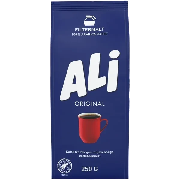 Ali Original Kaffe Filtermalt 250g Kartong 24stk
