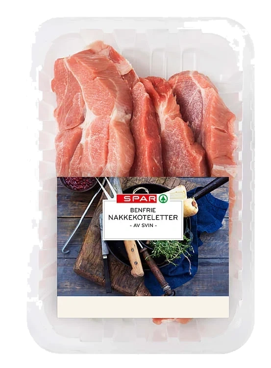 Svin Nakkekotelett 4pk Spar