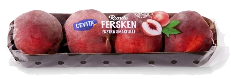 Fersken Runde 4pk Cevita