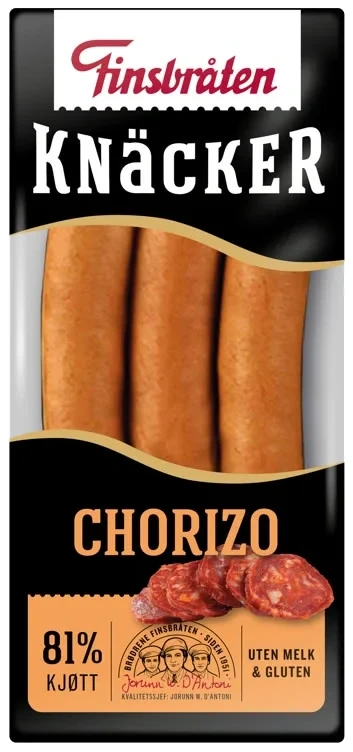 Knacker Chorizo 250g Finsbråten