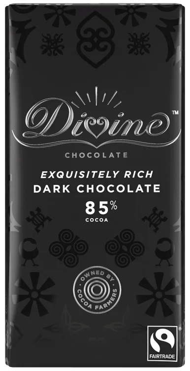 85% dark chocolate    90g