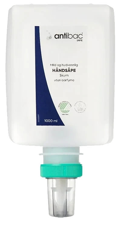 Antibac håndsåpe for disp x 1000ml skum  stk