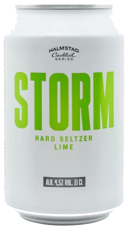 Storm Hard Seltzer Lime 33cl