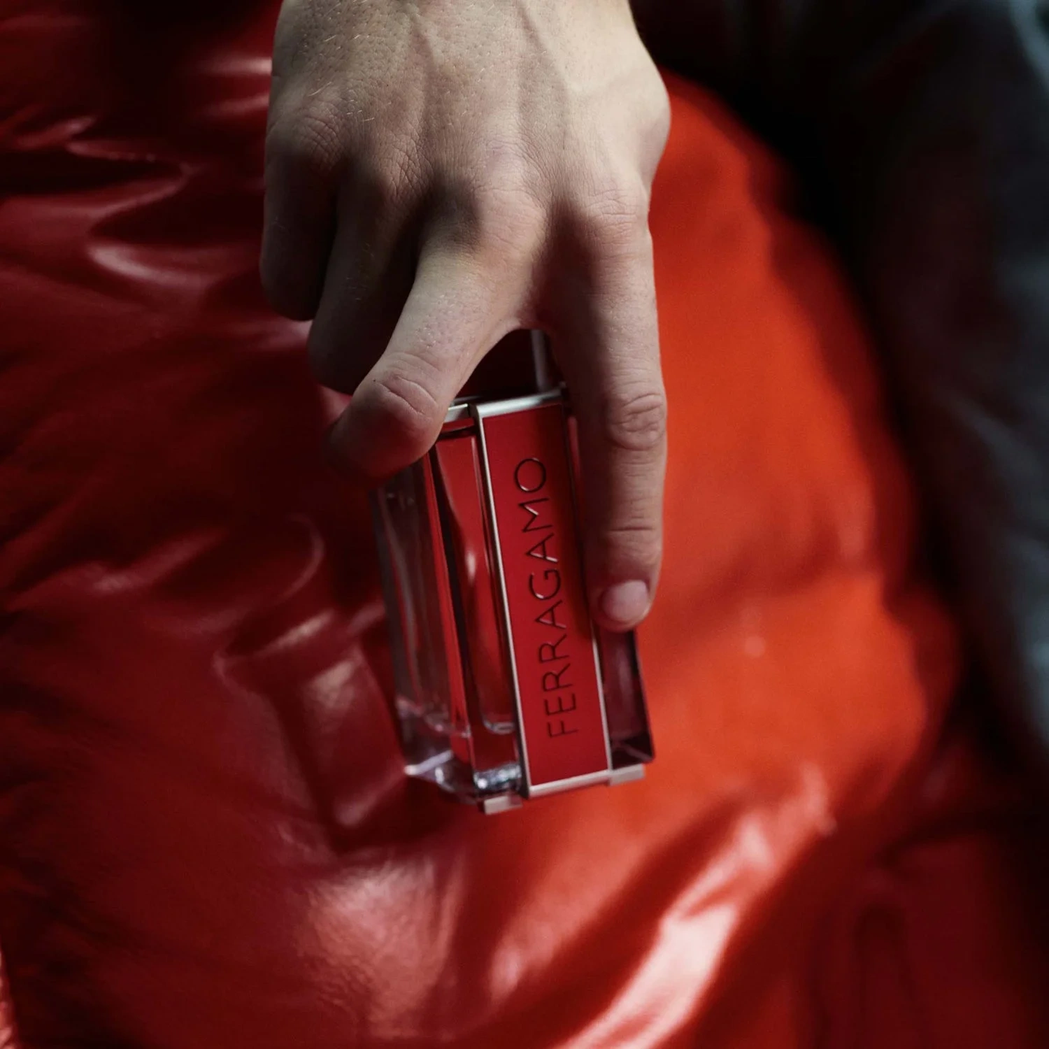 Ferragamo Red Leather