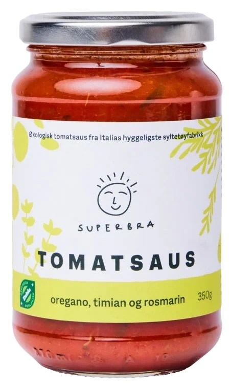 Tomatsaus Oregano 350g Superbra