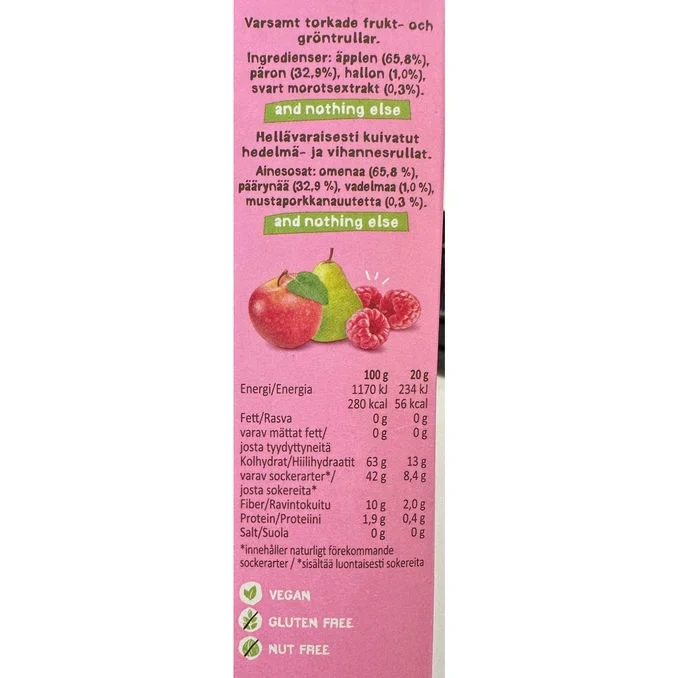 BEAR Fruktrullar Hallon