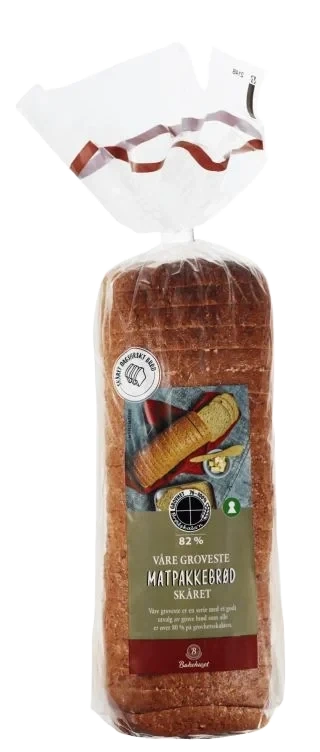 Matpakkebrød Skåret 680g Våre Groveste Bakehuset