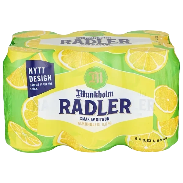 Munkholm Radler Sitron 0,33lx6 Bx