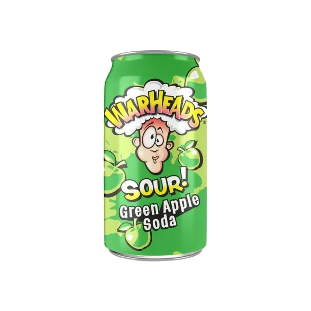 Warheads Sour Green Apple Soda 330 ml