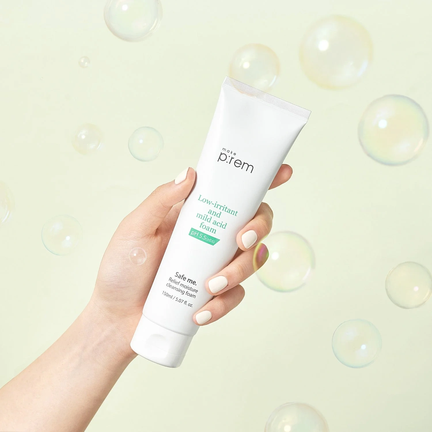 Make Prem Safe Me. Relief Moisture Cleansing Foam