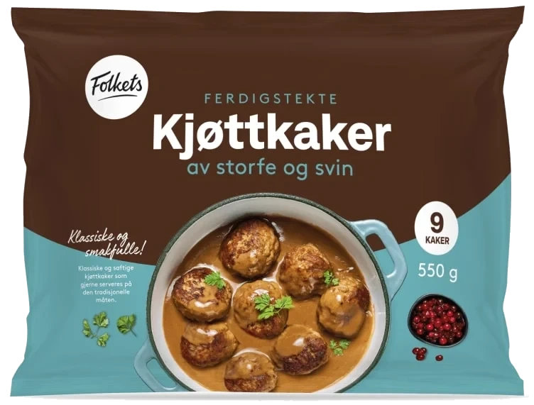 Kjøttkaker 550g Folkets