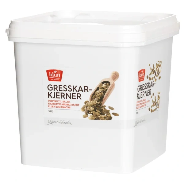 Idun Gresskarkjerner 3kg