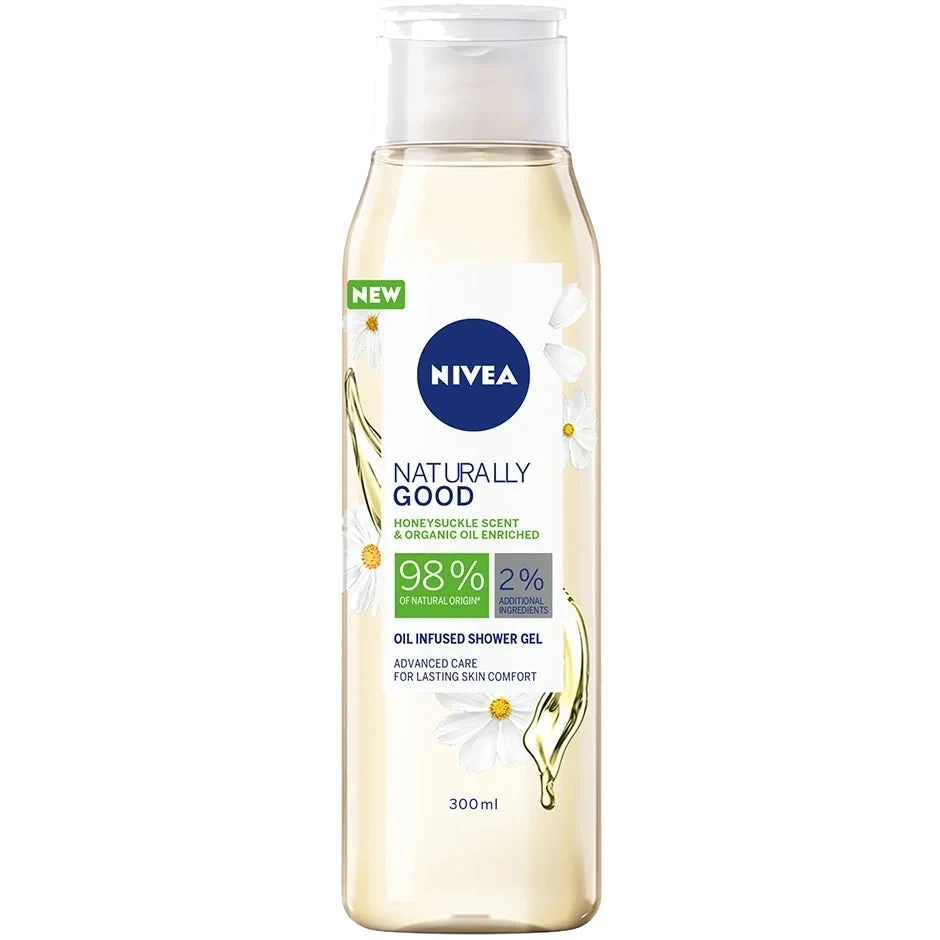 Nivea Shower Naturally Good Honeysuckle 300ml