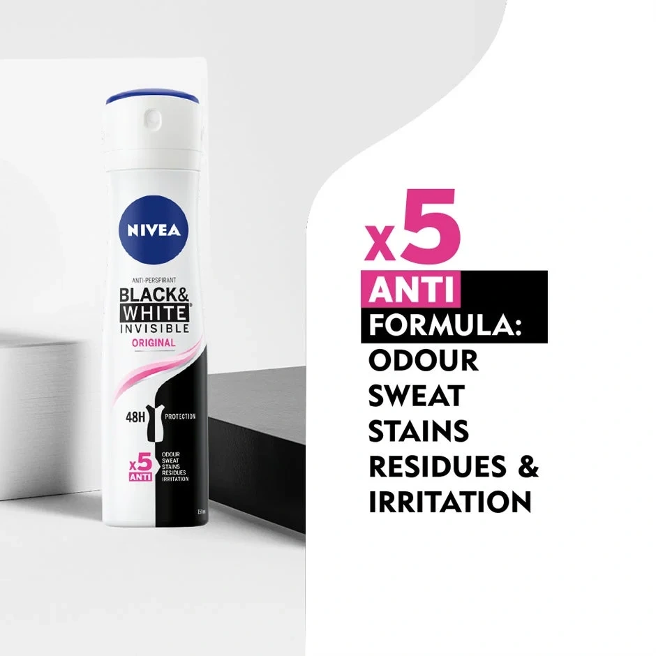 NIVEA Black & White Original Spray