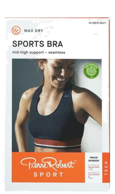Sports Bra High Olympic Navy L Pierre-Robert