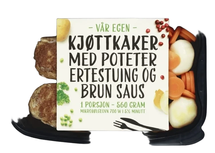 Kjøttkaker m/Brun Saus 560g
