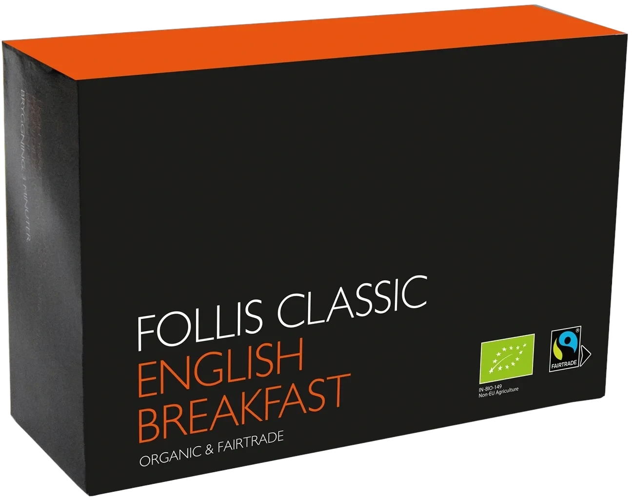 English Breakfast, Økologisk & Fairtrade, 100 stk, Follis Classic